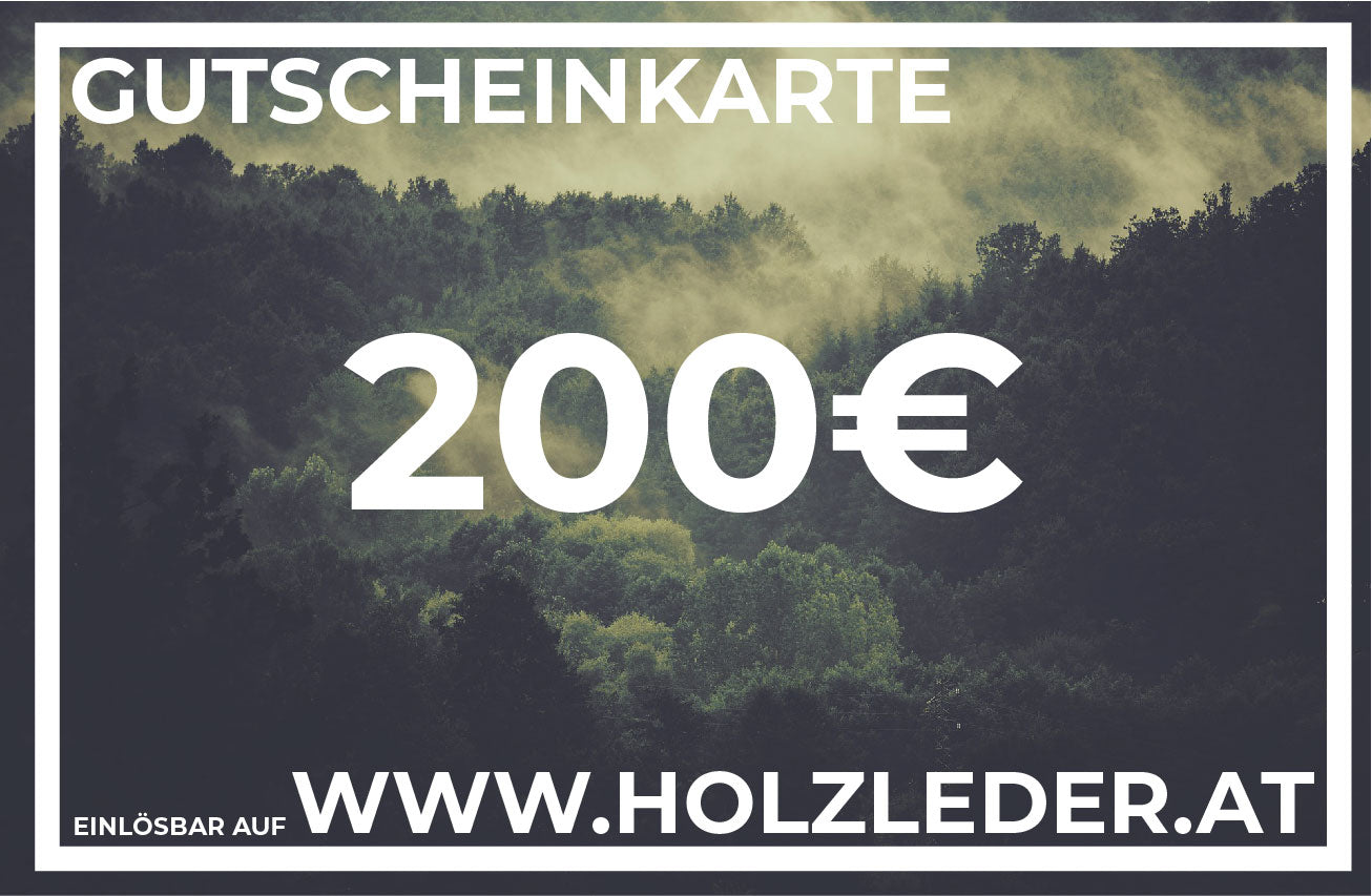 Holzleder® Gutscheinkarte