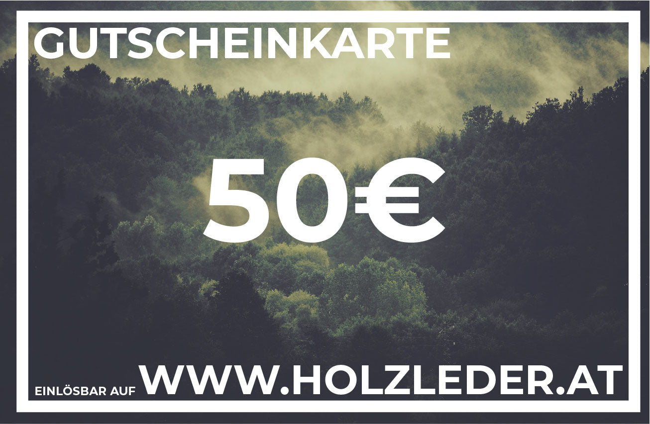 Holzleder® Gutscheinkarte